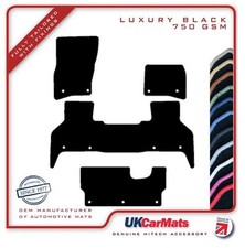 Fits Land Rover Defender L663 130 8 Seater 2020 on Hitech Black Luxury  Car Mats