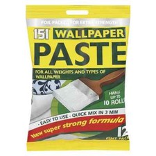10 Roll Wallpaper Paste All Purpose Super Strong Adhesive Glue 12 Pint PK