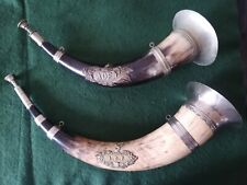 2 - Antique Ancient Order Of Foresters Horns.