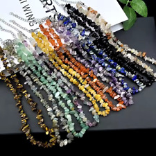 Chip Bead Natural Crystal Adjustable Necklace