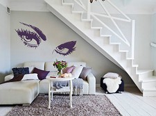 SEXY EYES Vinyl Decal Giant Wall or Window Vinyl - Wall Art - Decal Sticker 