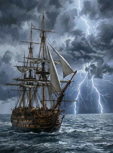Victory out on - h.m.s,