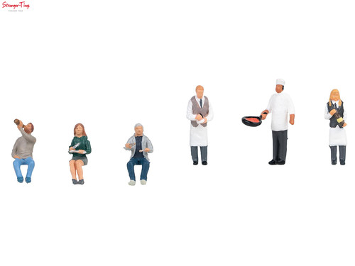 Faller waiters diners - faller, (3)