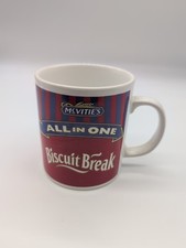 Vintage Mcvities All In One Biscuit Break Cup Mug Made In Staffordshire England