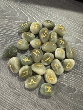 Genuine Green Aventurine Rune