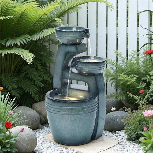 Tiered ceramic effect water - ceramic,