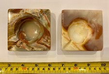 Pair of 1960s Onyx Marble