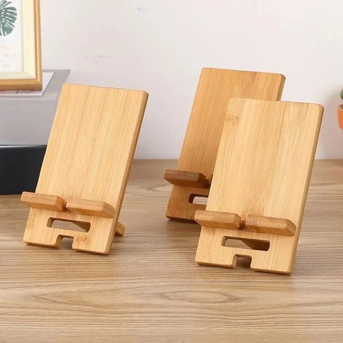 Wooden phone stand - wooden,