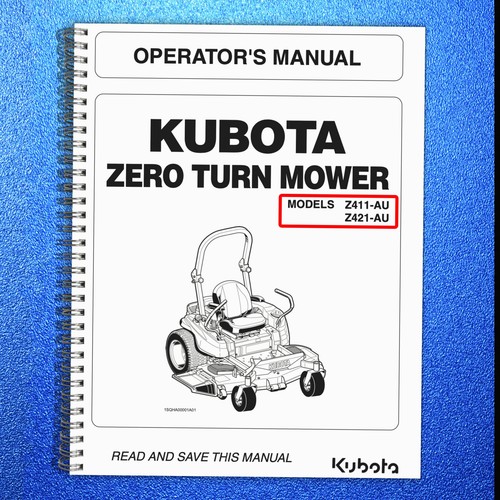 Kubota z411 z421 zero - z421-au,