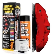 suits PORSCHE (ET-KIT) RED GLOSS Brake Caliper Paint Brush On KIT+gloves