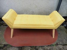 WINDOW SEAT, DUET STOOL UPHOLSTERED TOP BENCH, STRONG & STURY, CLEAN / TIDY ITEM