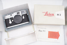 Leica M2 35mm Vintage Analogue Range Finder Film Camera + Case + Box FILM Tested