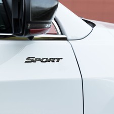 Carbon Fiber Sport Logo Car