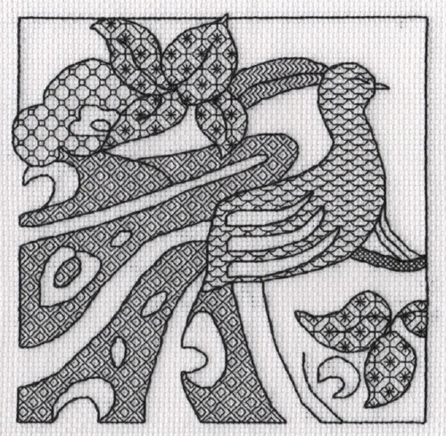 Kl185 art deco peacock - deco,