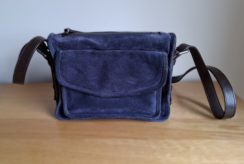 Hotter blue suede - hotter, handbag