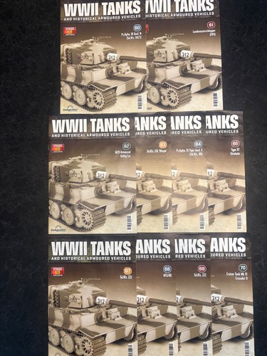 Deagostini ww11 tanks - ww11, &