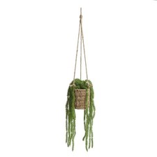 Habitat Eden Artificial Hanging Flower Basket Faux Plant Used