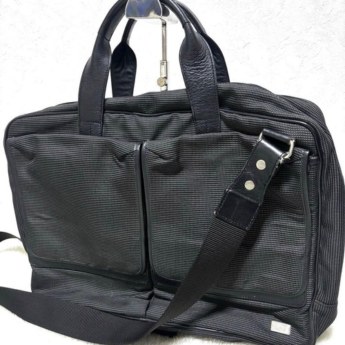 Dunhill black nylon leather - nylon,
