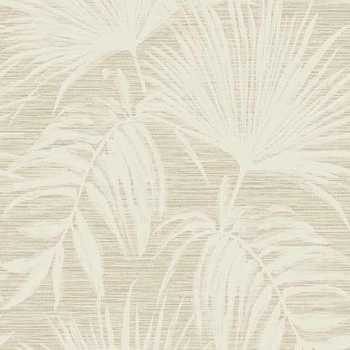 Grasscloth leaf wallpaper - leaf,