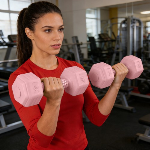 Ladies dumbbells set aerobic - set,