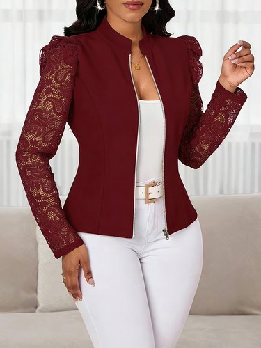 Ladies long sleeved zip up - uk,