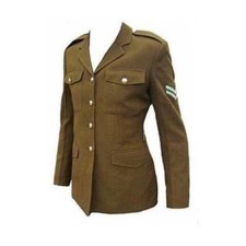 British Army No2 Dress  Uniform Khaki Jacket ALL SIZES  Surplus FANCY DRESS
