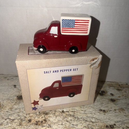 Cracker barrel patriotic salt - barrel,