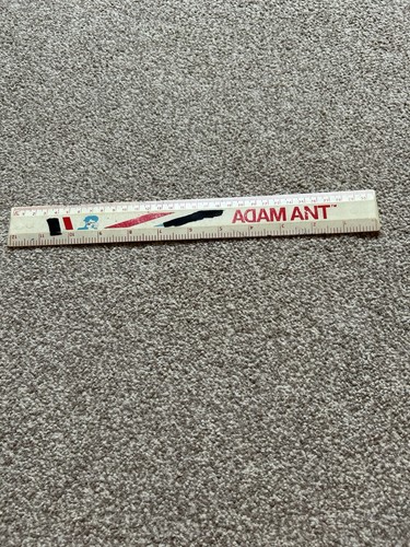 Extremely rare adam ant ruler - extremely,