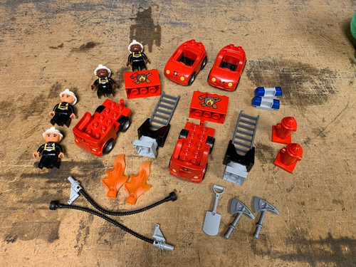 Lego duplo fire transport - fire,