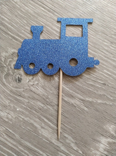 Train cupcake toppers