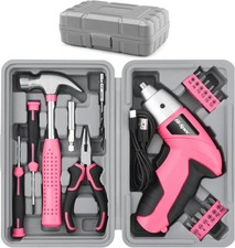 Cordless screwdriver pink - 3.6v,