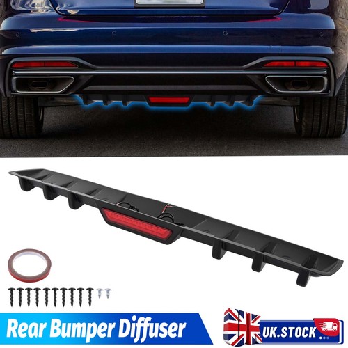 Gloss black rear bumper - black,
