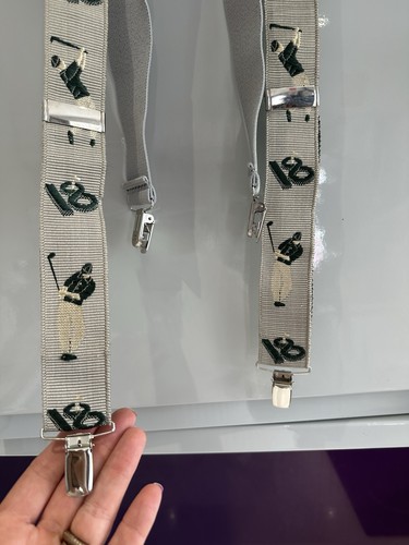 Vintage golf braces suspenders - braces,