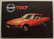 TRIUMPH TR7 Car Sales Brochure