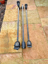 4 X GENUINE MERCEDES VITO VIANO W639 W447  BLACK LOCKABLE ROOF BARS Max. 100kg