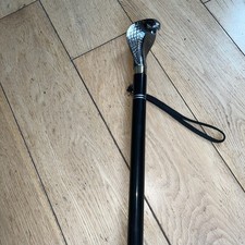 Walking Stick Poisonous Cobra Snake Head Grip with Rubber Tip