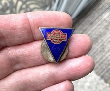 Vintage AEC enamel Lapel badge Truck, lorry Bus motor vehicle commercial Miller