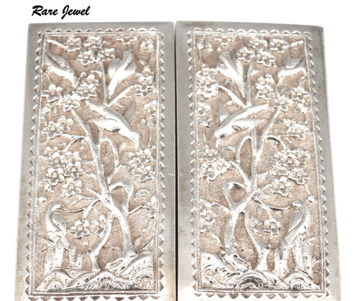 Vintage silver chinese belt - vintage,