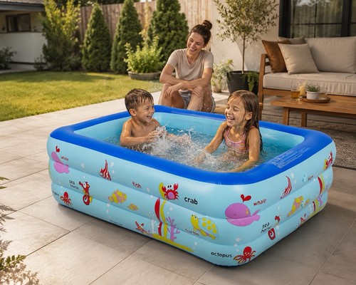 Inflatable swimming pool - inflatable,