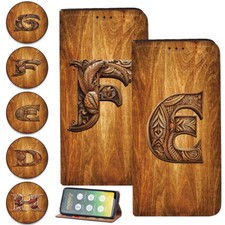 Letter Leather Phone Stand Cover Case For Motorola Moto G8/G10/G22/G30 /G31 /G50