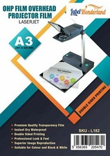 A3 /A4 OHP Inkjet and Laserjet