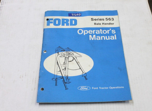 Operators manual for ford - operators,