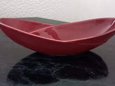 Oval Burgundy Coffee Table Bowl by M&S