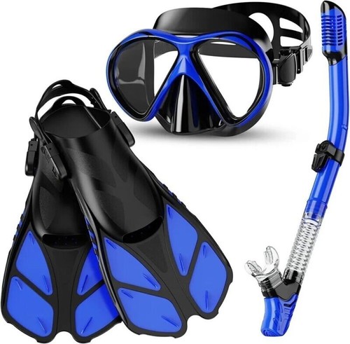 Snorkel set with flippers - with,