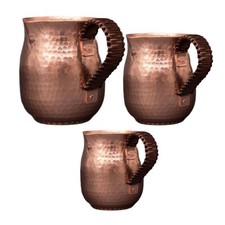 Copper Mug Milk Frothing Pitcher Fair Cup Sharing Pitcher with Handle Tea