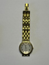 Raymond Weil Geneve 9181  Watch – Gold‑Tone, Roman Dial, New Battery, Working