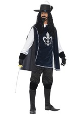 Mens Dark Blue Musketeer
