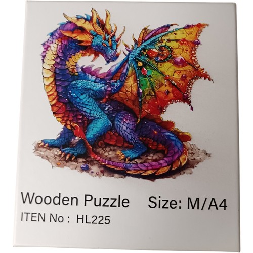 Dragon wooden puzzle hl225 - wooden,