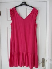 Ladies NEXT Pink Ruffle Sleeve