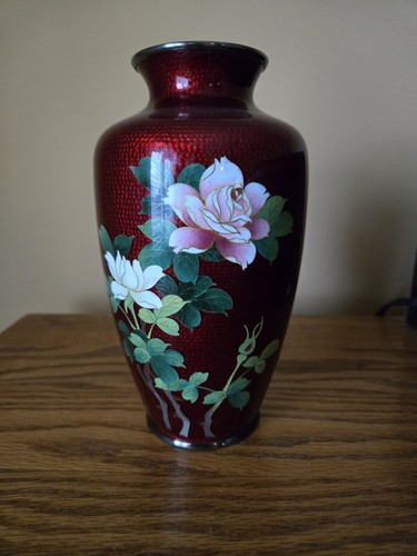 Japanese cloisonne red - ,